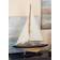 Litton Lane Coastal Sail Boat Sculpture Figurine 53.3cm