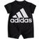 Adidas Baby Boy's Short Sleeve Romper - Adi Black