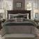 Madison Park Palmer Bedspread Black, Gray (264.16x233.68)