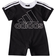 Adidas 3-Stripes Cotton Shortie Romper - Black