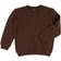 Leveret Neutral Solid Color Pullover Sweatshirt - Brown (29415189807178)