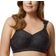 Elila Sidney Jacquard Wire Free Bra - Black