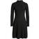 French Connection Mari Rib Knit Long Sleeve Minidress - Black