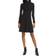 French Connection Mari Rib Knit Long Sleeve Minidress - Black