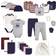 Hudson Layette Start Set Baby Shower Gift 25-pack - Football