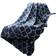 Madison Park Ogee Blankets Blue (177.8x152.4cm)