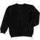 Leveret Neutral Solid Color Pullover Sweatshirt - Black (29415188922442)