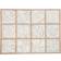 Plant Tiles Wall Decor 43x32"