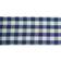 Design Imports Buffalo Tablecloth White, Blue (274.32x35.56cm)