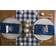 Design Imports Buffalo Tablecloth White, Blue (274.32x35.56cm)