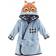 Hudson Plush Animal Face Bathrobe - Nerdy Fox (11156523)