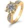 Smykkekæden Ring - Gold/Diamonds