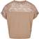 Urban Classics Short Oversized Lace Tee - Soft Taupe