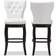 Baxton Studio Leonice Bar Stool 45.2" 2pcs
