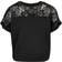 Urban Classics Short Oversized Lace Tee - Black