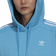 Adidas Women's Orginals Adicolor Classics Cropped Hoodie - App Sky Rush