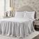 Lush Decor Ticking Bedspread Grey (203.2x152.4cm)