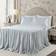 Lush Decor Ticking Bedspread Blue (203.2x152.4cm)