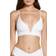 L*Space Pointelle Rib Siren Bikini Top - White