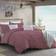 Swift Home Moselle Ruched Waffle Duvet Cover Pink (264.16x233.68cm)