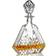 Godinger Dublin Triangular Whiskey Carafe 22fl oz