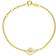 Lund Copenhagen Marguerit Bracelet - Gold/White