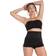 MeMoi High-Waisted Shaping Boyshorts - Black