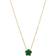 Adornia Clover Pendant Necklace - Gold/Green