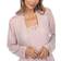 White Mark Striped Pajama & Robe 3-Piece Set - Pink