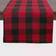 Design Imports Buffalo Tablecloth Red (182.88x35.56)