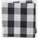 Design Imports Buffalo Cloth Napkin White, Black (50.8x50.8)