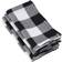 Saro Lifestyle Buffalo Cloth Napkin Black (50.8x50.8cm)