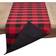 Saro Lifestyle Buffalo Tablecloth Red (228.6x40.64)