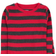 Leveret Red Striped Cotton Pajamas - Red Black