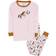 Leveret Kids Light Pink Horse Pajamas - Horse Light Pink