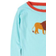 Leveret Zoo Animals Cotton Pajamas - Lion Light Blue