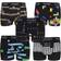 Floso FLOSO Mens Retro Games Boxer Shorts 5-pack - Black