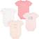 Tommy Hilfiger Baby Bodysuit 4 pack - Rose Shadow