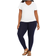 Motherhood Plus Size Essential Stretch Secret Fit Belly Maternity Leggings Navy (90057-40)