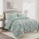Lush Decor Bella Bedspread Blue (279.4x243.84cm)
