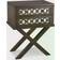 Leick Home Mirrored Filigree Bedside Table 15.5x22"