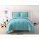 My World Anytime Solid Bedspread Gray, Turquoise (228.6x172.72)