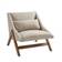 Ink+ivy Boomerang Lounge Chair 30.5"