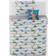 My World Kids Dino Tracks Bedspread Multicolour (218.44x172.72cm)