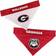 Pets First Georgia Bulldogs Home and Away Bandana L/XL