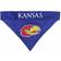 Pets First University of Kansas Jayhawks Home and Away Bandana L/XL