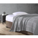 Kenneth Cole Waffle Grid Blankets Gray (274.32x228.6cm)