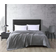 Kenneth Cole Waffle Grid Blankets Gray (274.32x228.6cm)