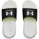 Under Armour Boys' UA Ansa Fixed Slides - White/Black