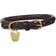 Shires Digby & Fox Rolled Leather Dog Collar L